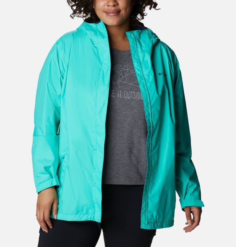 Women's Columbia Arcadia II Jackets Turquoise | Plus Size CA-YAC0L